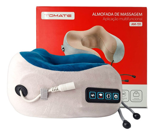 Almofada De Massagem Pano De Veludo Pescoço Lombar Cervical!