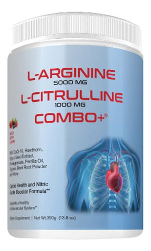 Combo De L-arginina 5000 Mg Y L-citrulina 1000 Mg, Complejo 