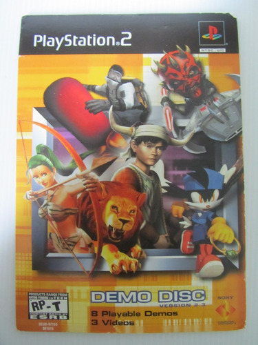 Ps2 Demos 2 Discos Juegos Starwars Gaunlet Spyhunter Portal