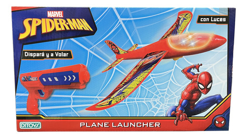 Spiderman Pistola Lanza Aviones Con Luces Cod 2580