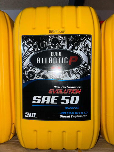 Aceite Lubricantes Diesel 50 Al Mayor Euroatlantic 20 Litros