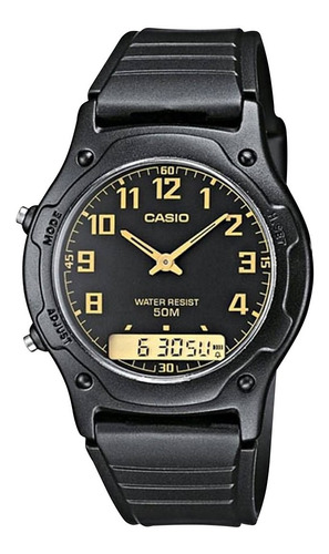 Reloj Hombre Casio Aw-49h-1bv Análogo Digital / Lhua Store