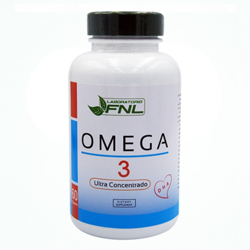 Omega 3  60 Cápsulas 1000mg Con Dha Ultra Concentrado