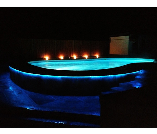 Lampada Piscina Alto Alcance 9w Led Rgb Cores 130mm 1/2pol
