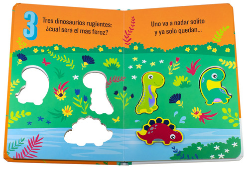 Libro 3-D Para Contar: 5 Dinosaurios Rugientes.: Libro infantil 3D para  contar : 5 Dinosaurios Rugientes, de Lily, Amber. Editorial Silver Dolphin  (en español), tapa dura en español, 2022 | MercadoLibre