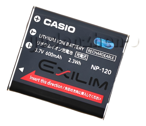 Original Casio Np-120 Batería Para Casio Ex-s200 Zs10 Zs15 Z