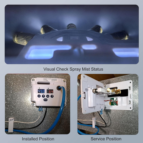 Humidificador Evaporativo Todo Hogar 8 Led Uv-c, Capaci...