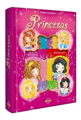 Colección Cuentos De Princesas 6 Libritos De Bolsillo Niñas