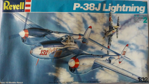 Avião Lockheed P-38j Lighting - Kit Revell 1/32 Importado