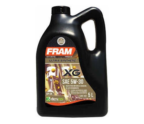 Aceite Sintético Fram 5w-30 Caja De 4 Garrafas