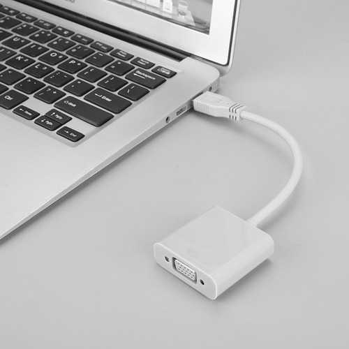Cabo Adaptador Usb 3.0 Para Vga Para Sistema Win 7/8 (branco