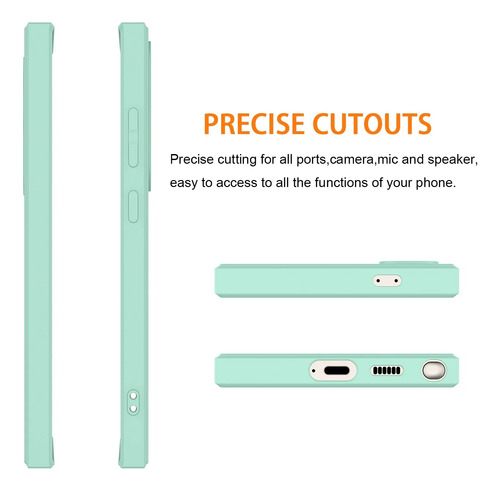 Funda Protectora De Silicona Líquida A Prueba De Golpes Para Samsung Galaxy S23 Ultra S23fe Plus