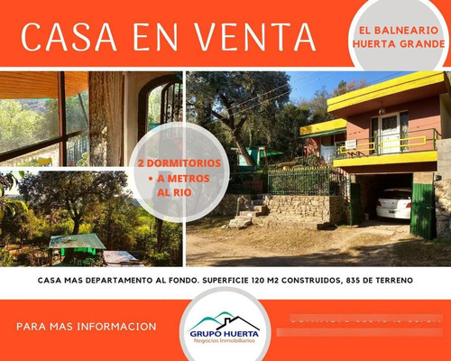 Casa En Venta En Huerta Grande