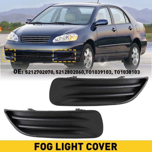 Fog Light Cover For 2003-2004 Toyota Corolla Ce Le S 1.8 Ggg