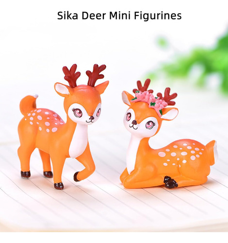 Sika - Accesorios De Jardín De Hadas De Ciervos, Kit De Jard