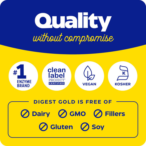 Enzymedica Digest Gold + Atpro, Fórmula Enzimática De Máxima