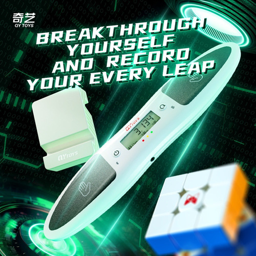 Qiyi Smart Timer Conectar Al Teléfono Con Un Soporte Y