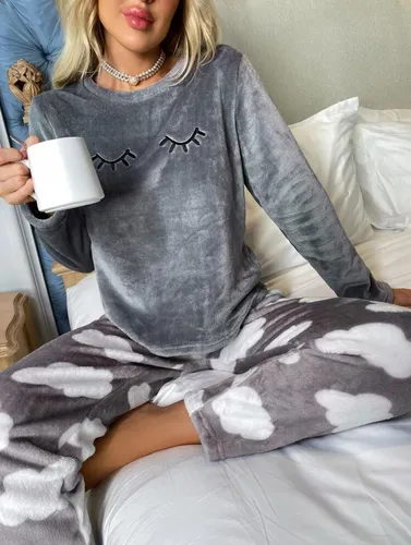 Pijama Conjunto Plush Franela