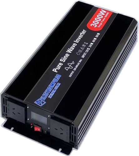 Imagen 1 de 5 de Inversor 12 A 220v 3000w Senoidal C/ Display. Electroimpulso