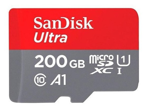 Cartão Memória 200gb Micro Sd Ultra Classe10 Sandisk Lacrado