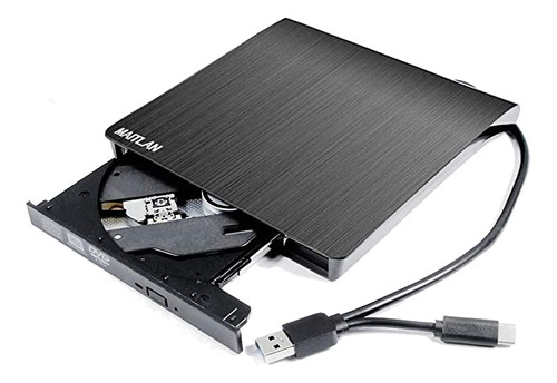 2 En 1 Usb 3.0 Y Usb-c Externo Dvd Cd Drive, Para Acer Aspi.