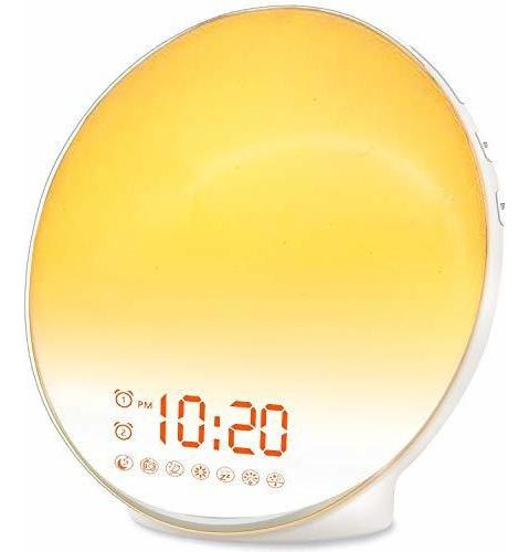 Wake Up Light Sunrise Reloj Despertador Para Niños, Persona