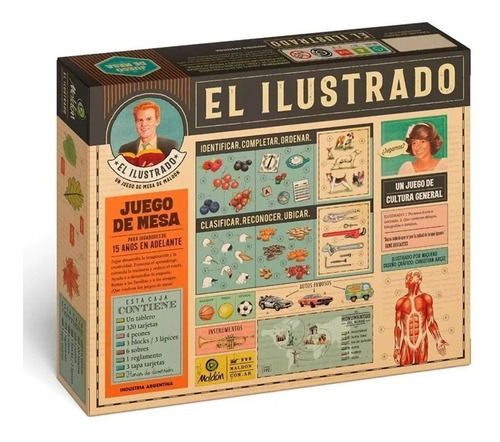 Juego De Mesa El Ilustrado Original Maldón Envío Gratis