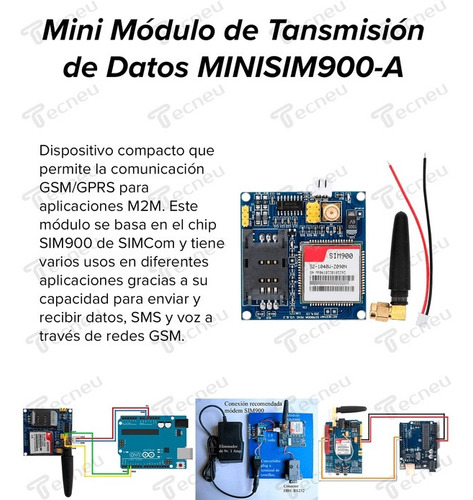 . Mini Módulo De Desarrollo Sim900 Gsm Gprs 4g 4 Bandas