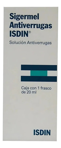 Antiverrugas Sigermel Isdin 20 Ml Elimina Hongos Rápido Neutra