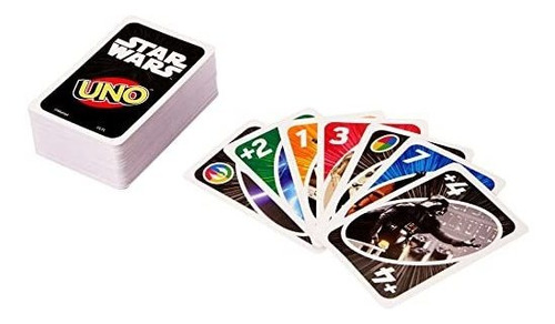 Jogo De Cartas Uno Star Wars Matching Com 112 Cartas