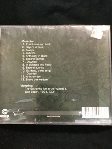 The Gathering Downfall Paradise Lost Anathema Cd A5 (Usado)