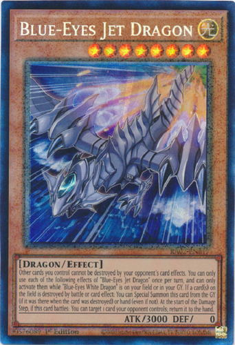 Blue-eyes Jet Dragon (collector's Rare) / Mystery Tcg Ra02-en017 Inglés