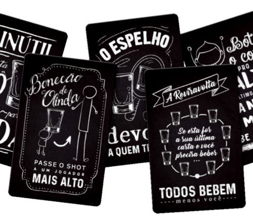 Cala A Boca E Bebe Logo - Jogo De Cartas - Buró