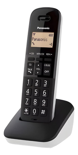 Teléfono fijo inalámbrico Panasonic KX-TGB310Lac C, color blanco, 110 V