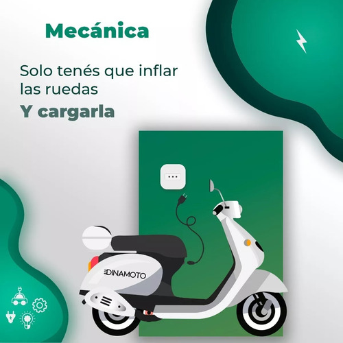 Moto Electrica Modelo Jabalí Nueva Dinamoto Ahorro Litio