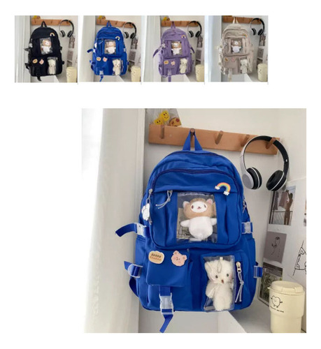 Mochila De Estilo Coreano Estudante Linda Japonesa