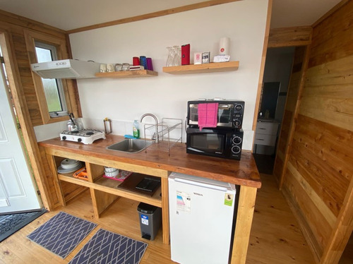 Arriendo Exclusiva Cabaña Container Frente Lago Llanquihue