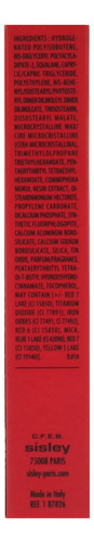 Lápiz Labial Sisley Phyto Lip Twist 26 True Red Para Mujer,
