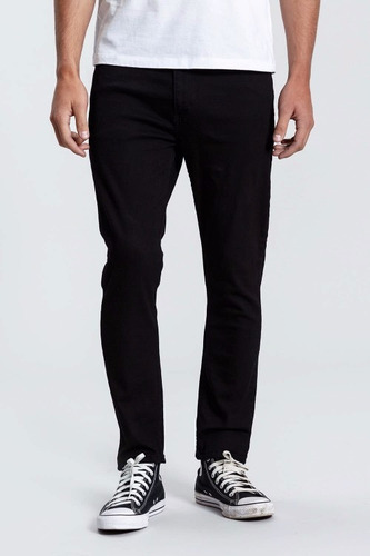 Imagen 2 de 7 de Jean Levis 510 Negro Skinny Ajustado Y Cuotas