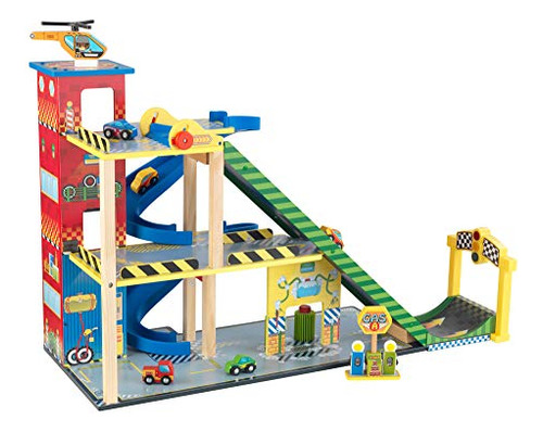 Kidkraft. Mega Set De Rampa De Carrera