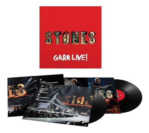 Rolling Stones Grrr En Vivo! [3 Lp] Lp