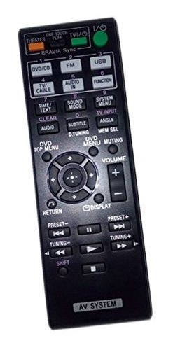 Reemplazo De Control Remoto Compatible Para Sony Dav-dz170 R