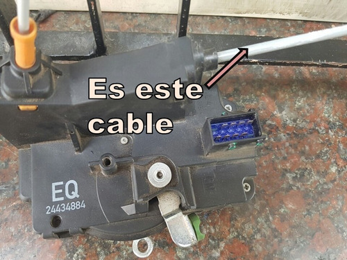 Imagen 5 de 6 de Meriva Cable Comando De Traba Cerradura Delantera Original