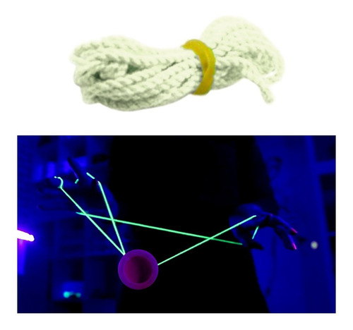 X2 Cuerdas Yoyo 105cm Fosforescentes Profesional Cinta Hilo