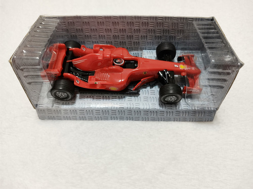 Auto Ferrari F2008 Coleccion Shell V-power 1:38 Hot Wheels Rojo (Usado)