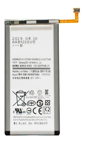 Bateria Compatible Samsung Galaxy S10 Capacidad 3300 Mah (Reacondicionado)