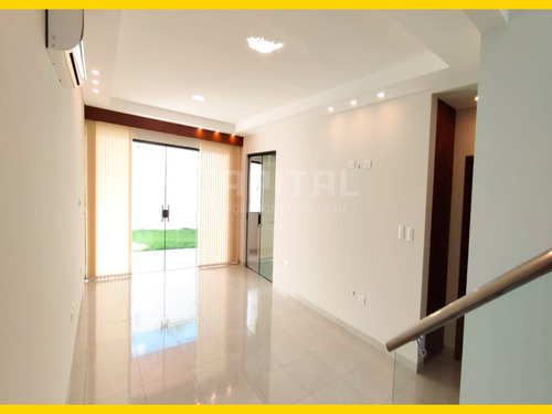 Alquilo Casa A Estrenar En Condominio En El Urubo