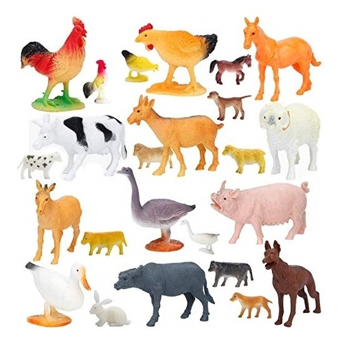 Muñecos Figuras Grandes De Animales De Granja