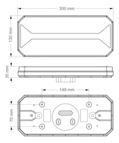 Faro 7300e Baiml Led Electronico Juego X 2 Izq + Der