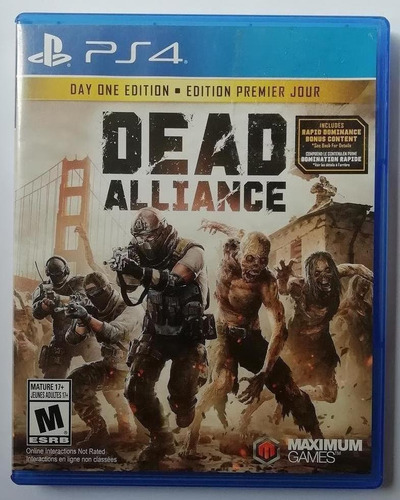 Ps4 Dead Alliance $599 Original Disc Fisico Used Mikegamesmx